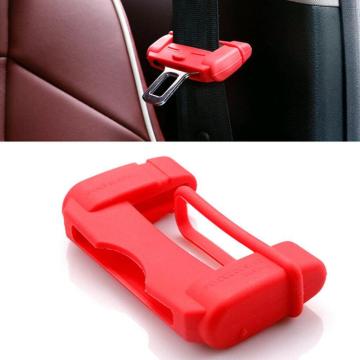 1Pcs Car Safety Belt Buckle High Elastic Silicon Protector Seat Belt Clip Accessories Automobile Interior Buckle Anti-scrat