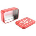 Mini SOS Survival Iron Box Field Survival Storage Kit Emergency tool storage box for Outdoor Emergency Portable Multifunction