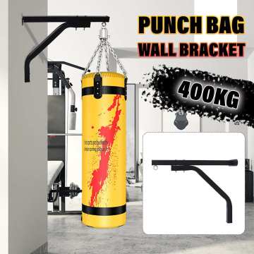 Heavy Duty Iron Boxing Punching Bag Bracket Wall Mount Hanging Punching Sand Bag Stand Holder Hanger Fitness Training 60x58cm