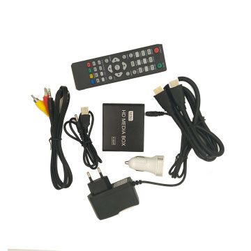 REDAMIGO 1080P MINI Media Player for car HDD MultiMedia Video Player Media box with car Adapter HDMI AV USB SD/MMC HDDK7+C+A