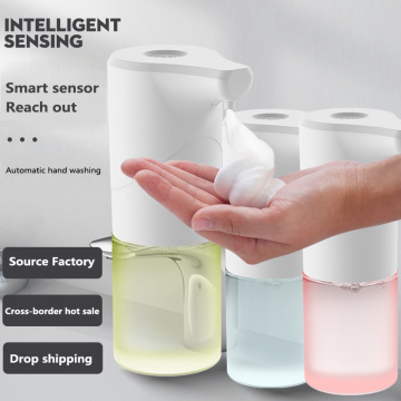 350ml Automatic Foam Soap Dispenser Smart Sensor Intelligent Liquid Soap Dispenser Touchless Hand Sanitizer USB Charging