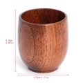 Brief Wooden Drinking Small Wine Cup Handmade Crafts Gift natural wood grain Teacups Home Decoration