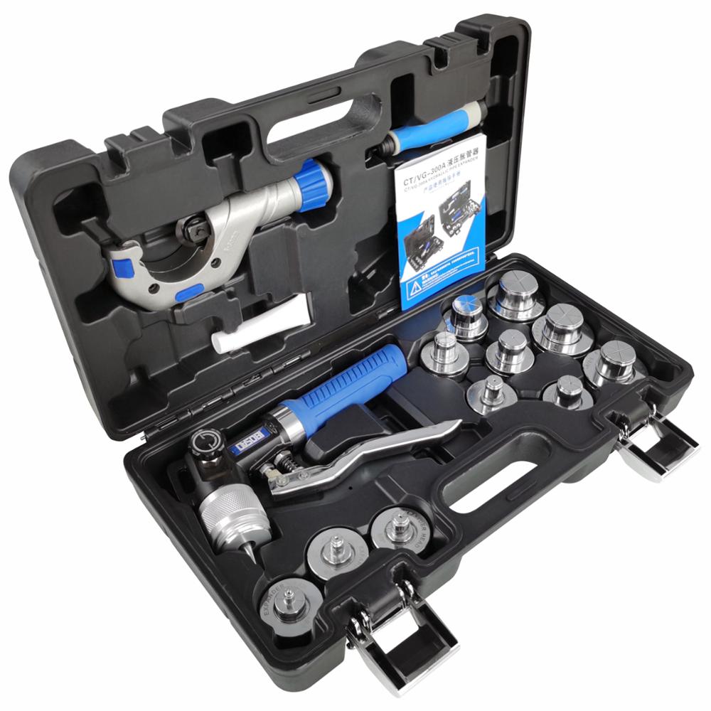 HVAC Hydraulic SWAGING tool kit for Copper Tubing Expanding Copper Tube Expander Tool 3/8" to 1-5/8"