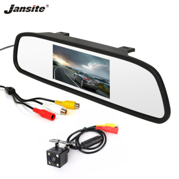 Jansite 4.3 inches Car Monitor TFT LCD Car Rear View monitor Parking Rearview System for Night Vision LED Backup Reverse Cameras