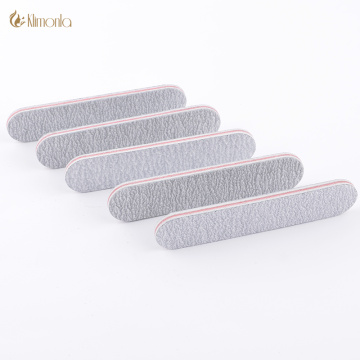 20pcs Mini Gray Nail File Buffer Professional Double Side 9*2cm Sanding Nail File 100/180 Disposable Mini Nails File Manicure