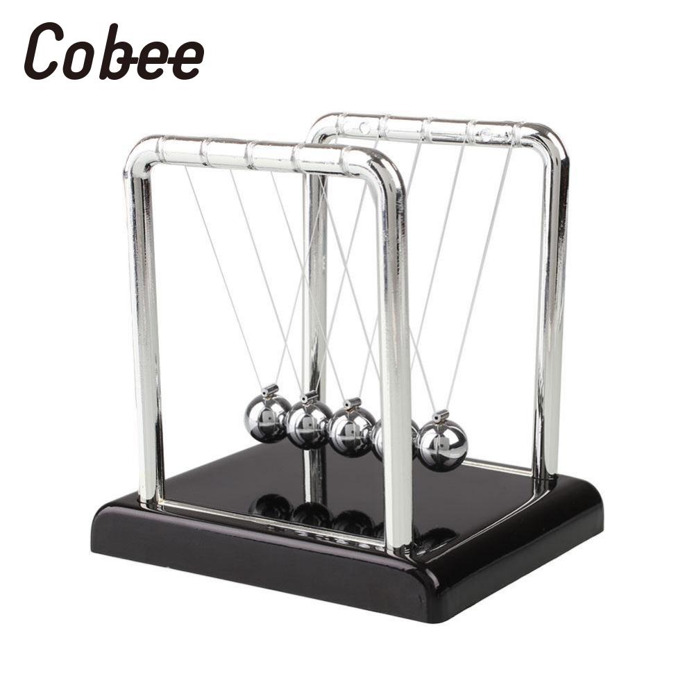 8.7*7.2*9cm Physics Science Energy Conservation Laws Pendulum Desk Toy Cradle Balance Balls