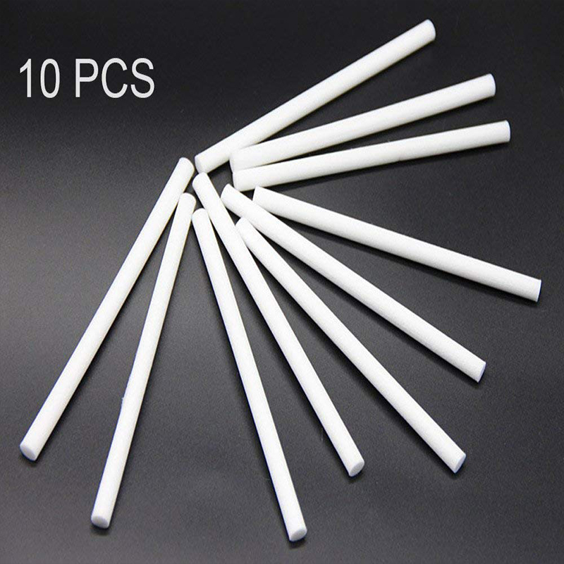 10 Packs 8mm Humidifier Cotton Swab Core Cotton Filter Wicks Humidifier Sticks Cotton Filter Sticks Replace Humidifier Parts
