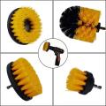 Electric Drill Brush Kit Plastic Round Cleaning Brush For Carpet Glass Car Tires Nylon Brushes Power Scrubber Drill