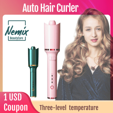 Spiral Waver Hair Curler Electric Magic Curling Iron Automatic Styling Machine Rotating 2020 New Fashion Design