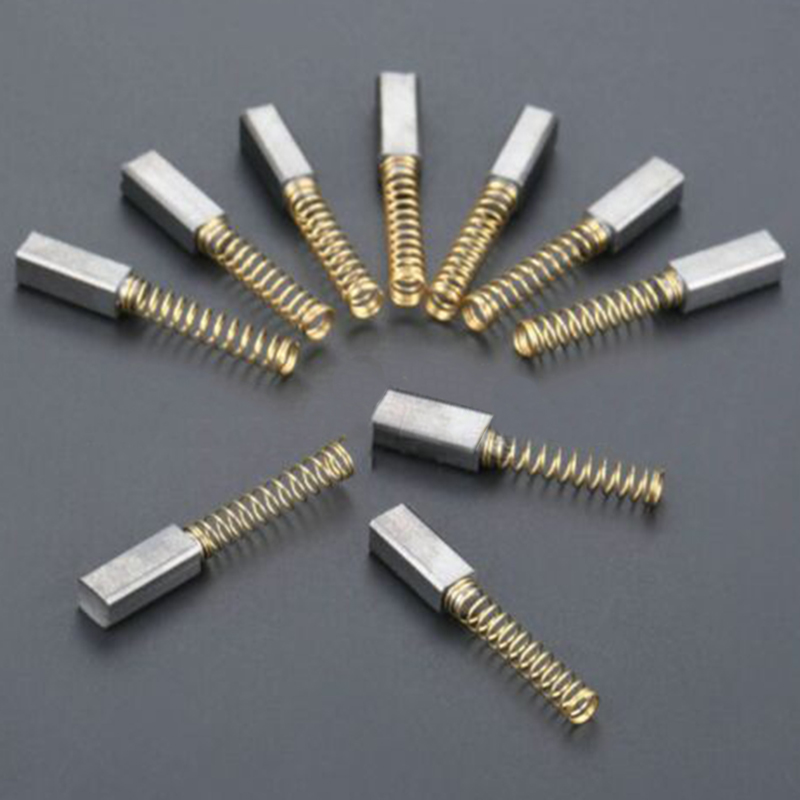50pcs Carbon Motor Brushes 3.5mm Sewing Machines Household For 100W-180w