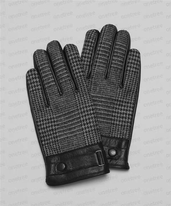 QUALITÀ TOP UOMO ABITO MODA GUANTI INVERNALI 100/% vera pelle fodera interna