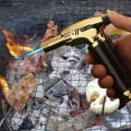 Kitchen Outdoor Barbecue Ignition Metal Windproof Lighter Spray Gun Refillable Gas Lighter Cigar Lighter Butane Welding Torch