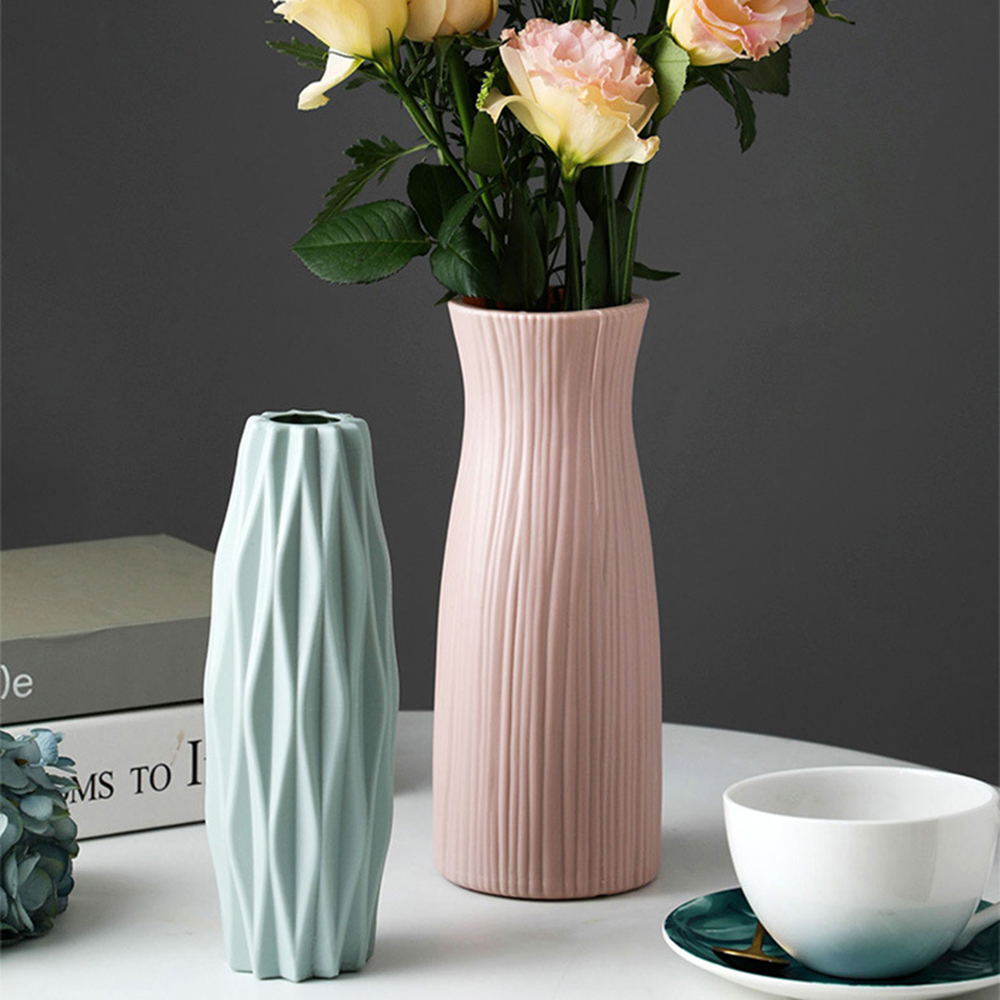 Stoneware Creative Handmade Decoration Desktop Imitation Ceramic Vase Home Retro Hydroponic Vase Zen Japanese Dry Flower Stand