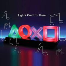 Colorful Sound Control Game Icon Light Battery/USB Wall Commercial Lighting Lamp for Bar Club KTV Acrylic Atmosphere Neon Light