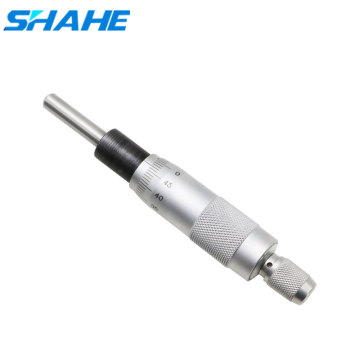 Micrometer Heads 0-25mm Accuracy 0.01mm Flat Measuring Tool Type Thread Knurled Adjustment Knob Micrometer Head