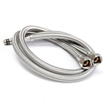 Flexible Faucets Braided Hose Tap 2 X 24 Inch Length Line Pipe 3/8