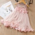 Bear Leader Girls Princess Dress New Summer Kids Party Dresses Sweet Unicorn Embroidery Dress Children Clothing Vestidos 2 6Y