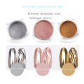 0.5g Super Shine Glitters Mirror Titanium Glitter Powder Metallic Color Nail Art UV Gel Polishing Decorations