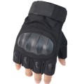 Outdoor Cycling Climbing Protect Gear Nylon Mittens Men Women Shooting Training Sports Non-slip Tactical Half Finger Gloves