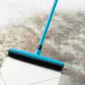 Long Push Rubber Broom Bristles Sweeper Squeegee Scratch Free Bristle Broom for Pet Cat Dog Hair Carpet Hardwood Windows Clean