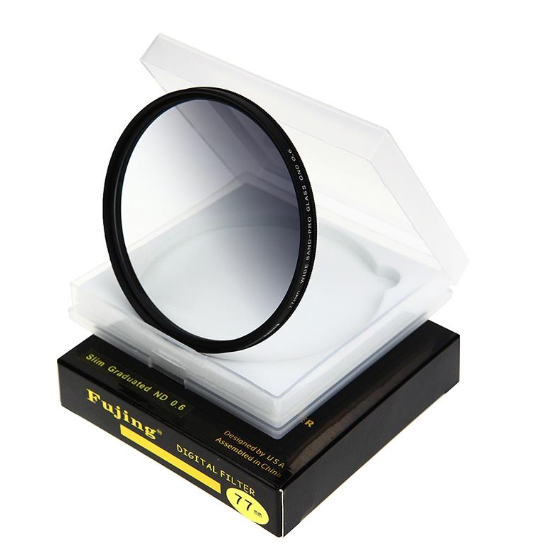 fujing 67mm 72mm 77mm 82mm GND GC-GRAY Filter Optical Glass Graduated Gray Filter for Camera