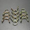 10 Pcs/Set 8mm Motorcycle Fuel Water Line Hose Tubing Spring Clips Clamps
