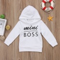 Baby Boys Girls Hoodie Sweatshirt Toddler Letters Outta Mini Boss Hooded Sweatshirt Outfit Clothes 0-5Y