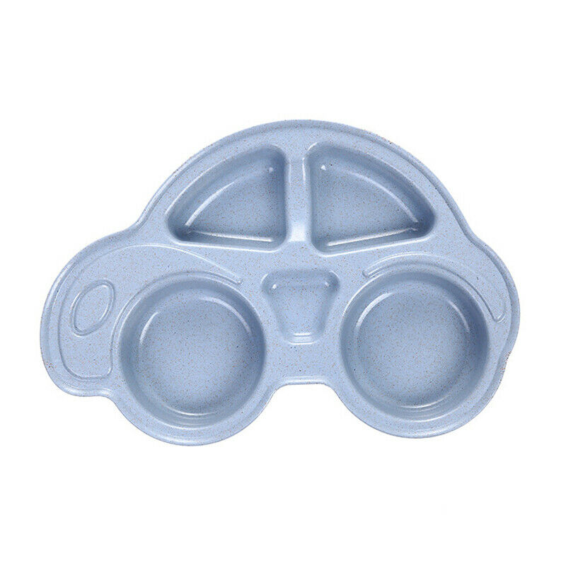 For Toddler Infant Baby Cartoon Dishes Food Plates Kids Dinnerware Tableware Tray