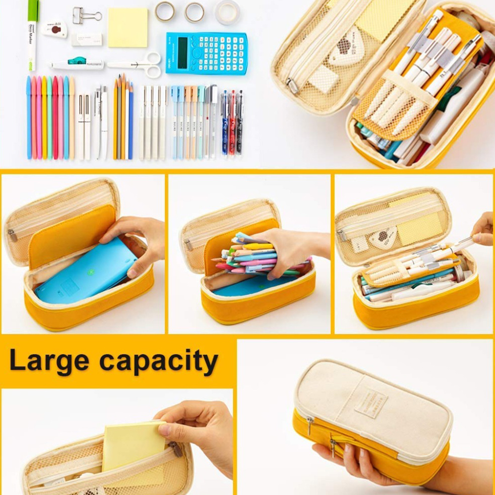 Pencil case Simple style school student stationery bag students large capacity pencil holder Pencil Bags for Girls And Boys