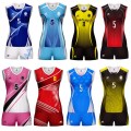 Professional Volleyball Uniforms Set Breathable Quick Dry Volleyball Jersey Shirt Shorts Kits Female Sportswear