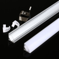 2-30pcs / lot V Style 45 degree angle aluminum profile 0.5M for 3528 5050 5630 LED strips channel For led aluminum channel