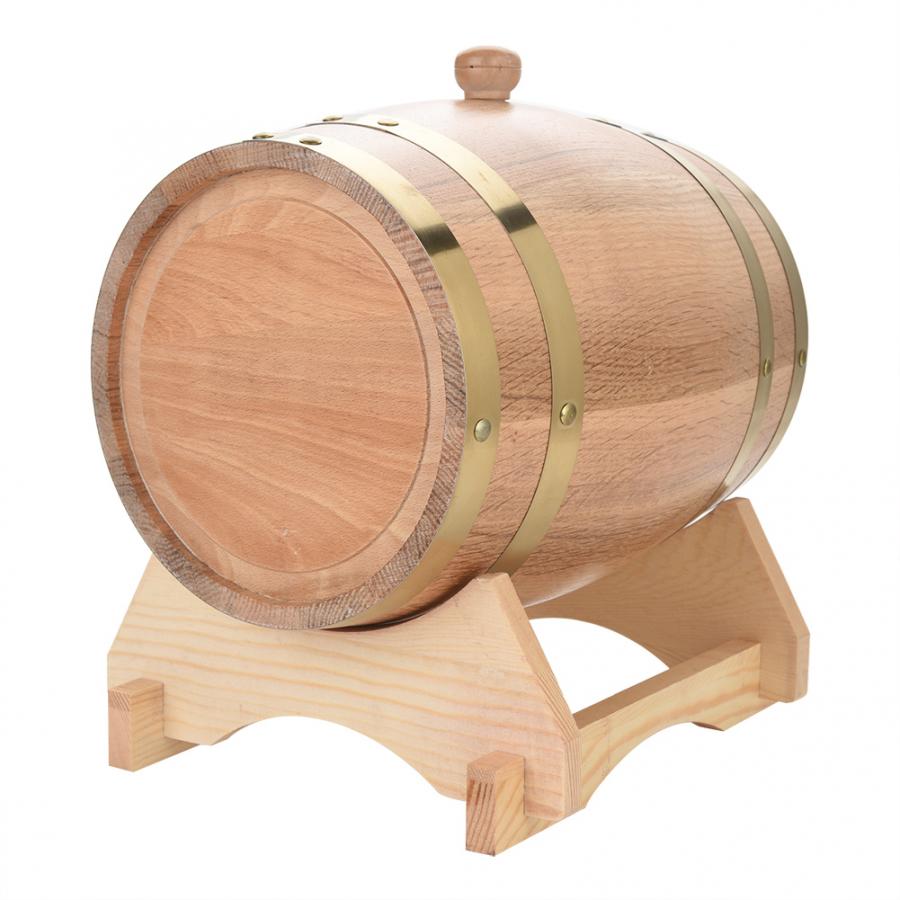 5L Vintage Wood Oak Timber Wine Barrel for Beer Whiskey Rum Port New 2020