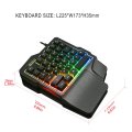 K7 One-handed Mechanical Feel 35-key Light Mobile Phone Tablet Stimulates Eating Chicken Game Keyboard