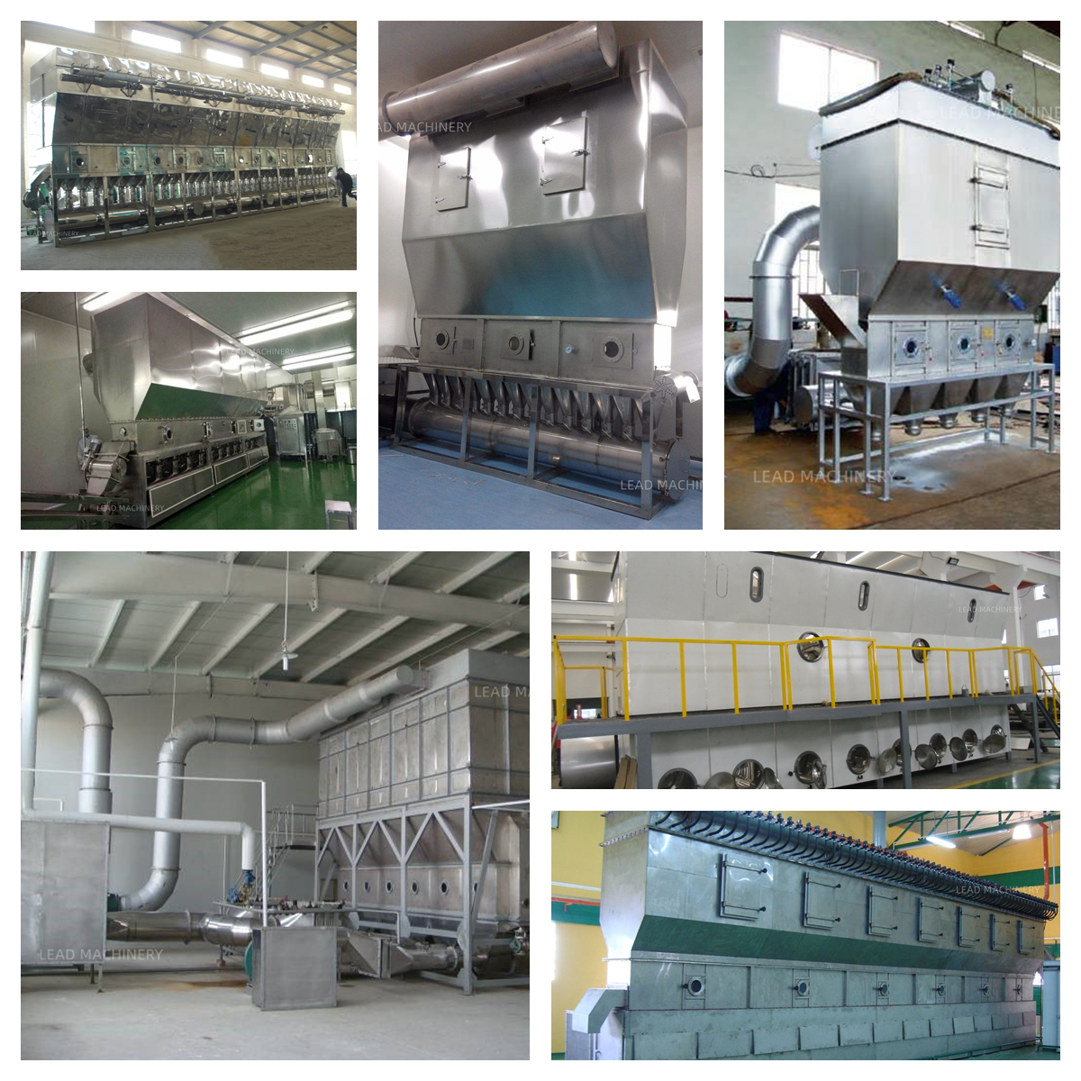 Horizontal fluid bed dryer