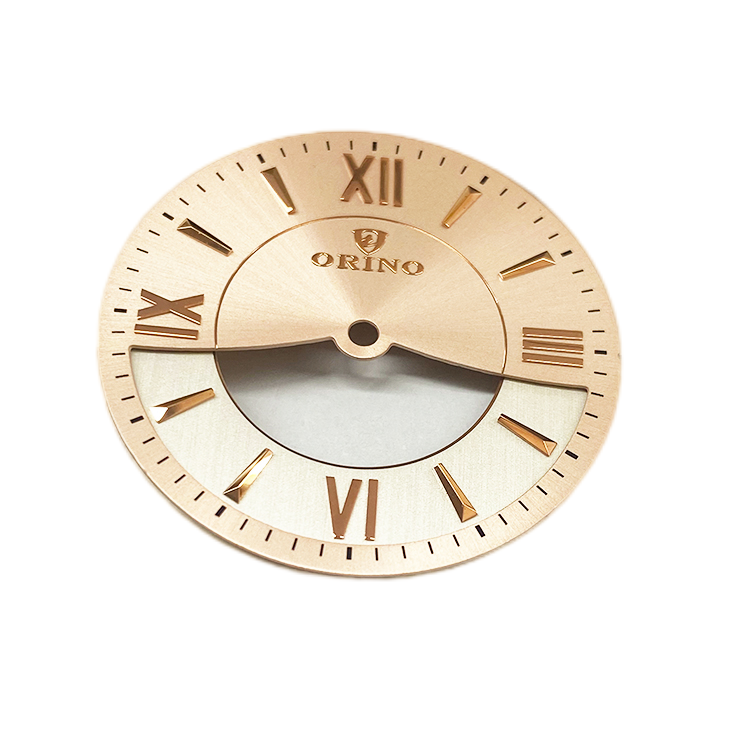 roman mental indice rose gold dials