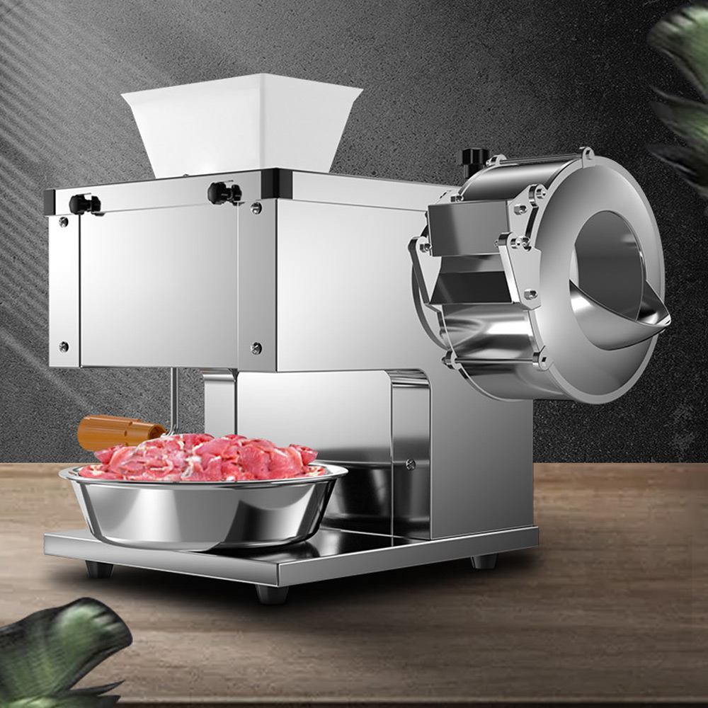 Electric Meat Slicer Household Meat Grinder Commercial Automatic Fish Cutter Fillet Shredded Stainless Steel Meat Grinder