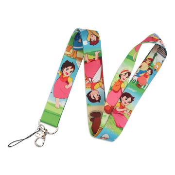Heidi a Girl of the Alps Neck Strap Lanyard keychain Mobile Phone Strap ID Badge Holder Rope Key Chain Keyrings Accessories Gift