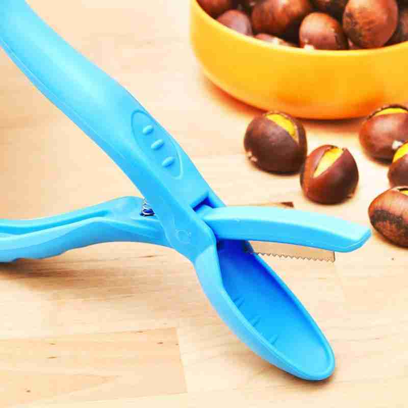 Chestnut Clip Stainless Steel Chestnut Cutter Practical Pliers Tool Clamp Pecan Walnut Gadget Sheller Kitchen Nut U0B1