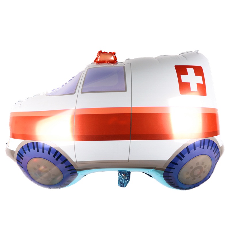 XXYYZZ car aluminum foil balloon fire truck ambulance tank air ball children's toys decoration birthday party balloons