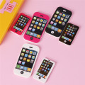 2pcs/lot Big Size iPhone Shaped Rubber Pencil Erasers Students Creative Stationery