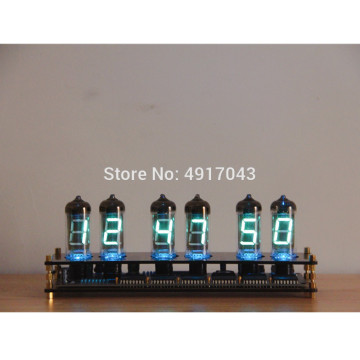 IV-11Creative glass Gift IV11 Fluorescent Tube Clock VFD DIY Kit Boyfriend Gift Analog glow tube