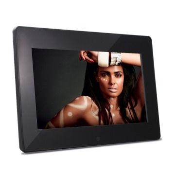 7 inch Full function Digital Photo Frame (16:9 800*480, Remote,picture slide show, video, music, clock, alarm)