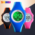 SKMEI Children LCD Electronic Digital Watch Sport Watches Stop Watch Luminous 5Bar Waterproof Kids Wristwatches For Boys Girls