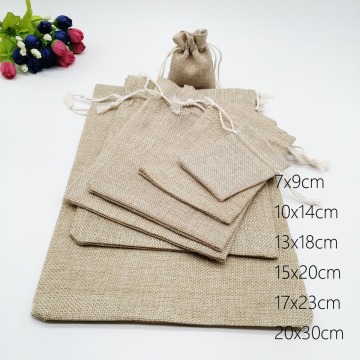 200pcs Jute Bags Gift Drawstring Pouch Gift Box Packaging Bags For Gift Linen Bags Jewelry Display Wedding Sack Burlap Bag Diy