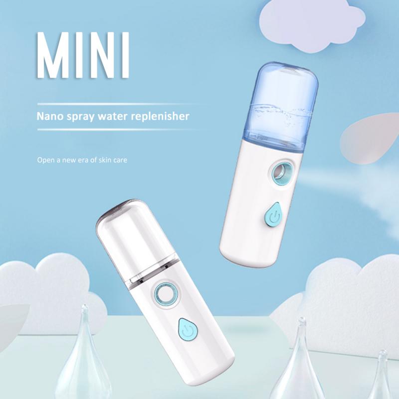 Mini Facial Steamer USB Nano Moisturizer Portable Facial Sprayer Quick Moisturizing Humidifier Face Mist Spray Skin Care Sprayer