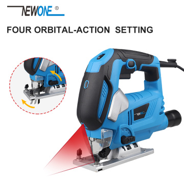 NEWONE 710W 230V Jigsaw Scroll Saw with Tool-less Blade Change,LED,Dust Extractor,Cutting Angle ±45° Metal/Woodcutting
