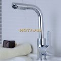 Free Shipping Kitchen bathroom sink basin mixer tap chrome swivel with long arm rotate brass Faucet Water Mixer YT-5066