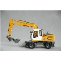 1:50 LIEBHERR A904C Multifunctional Wheeled Excavator Engineering Machinery Diecast Toy Model 58004 for Collection,Decoration