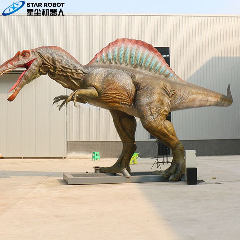 realistic animatronic dinosaur spinosaurus