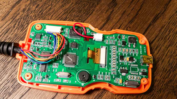 OM123 OBD2 EOBD CAN 휴대용 엔진 코드 리더 (주황색) OM123 OBD2 EOBD CAN Hand-held Engine Code Reader (Orange Color)